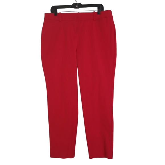 The Allie Red Dress Pants Pus size 14 by Lane Bryant casual Christmas pants - Picture 1 of 9